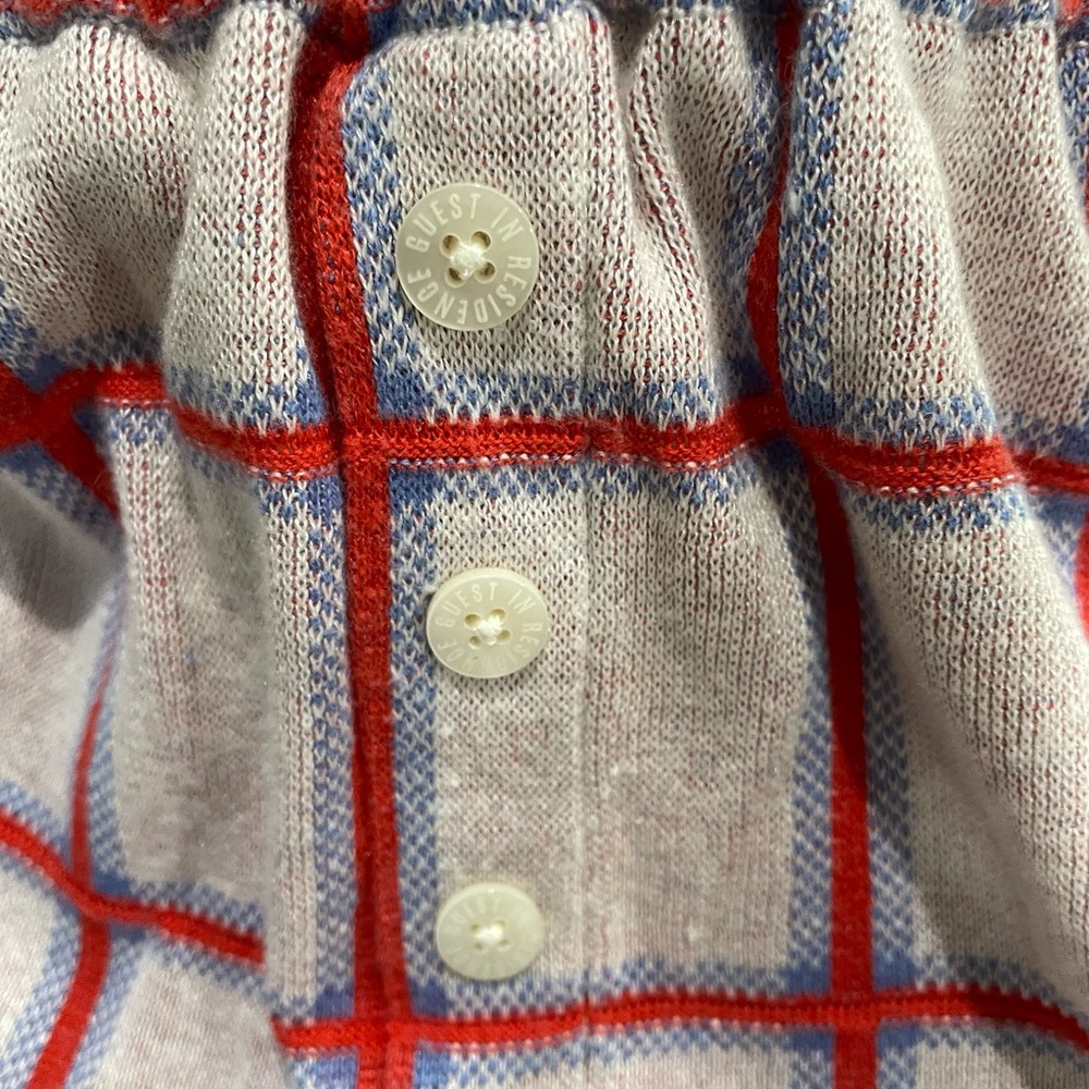 Guest in Residence Picnic Plaid Shorts Size Medium - Picture 7 of 15